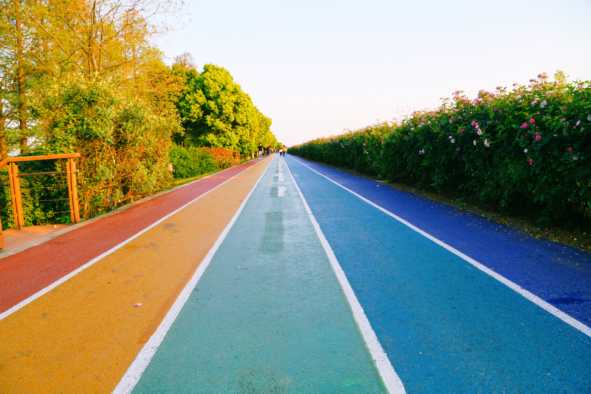 无锡彩虹跑道#日落 - 高多多767