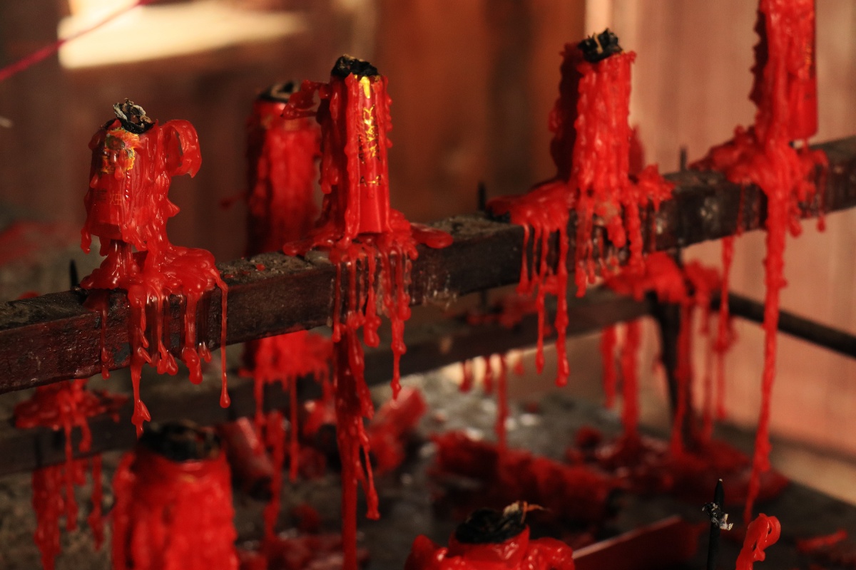 烛影摇红是最热烈最温暖的年味烛泪自然形成菊花寓意花开富贵