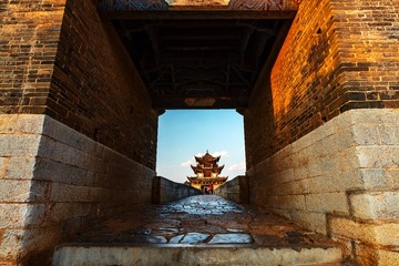 建水双龙桥晚霞3