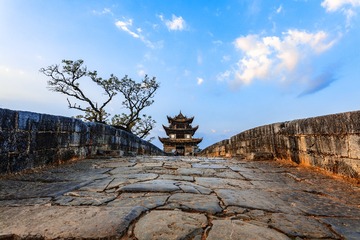 建水双龙桥晚霞4