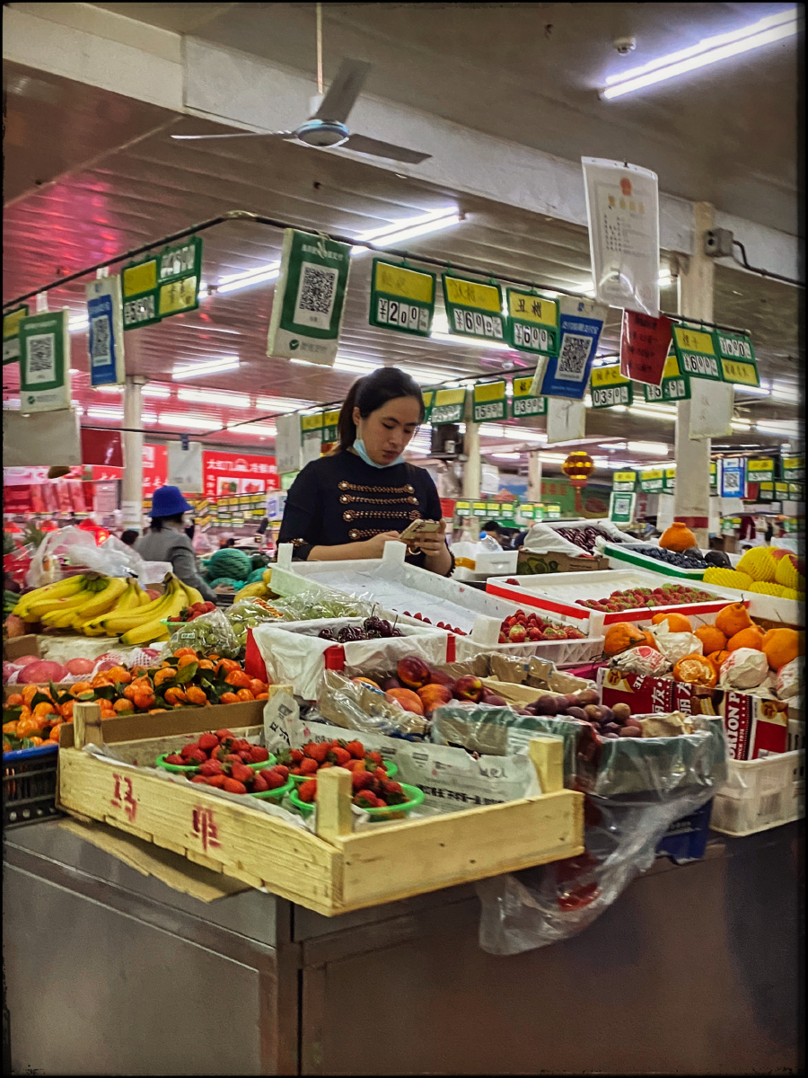 iphone随手拍菜市场