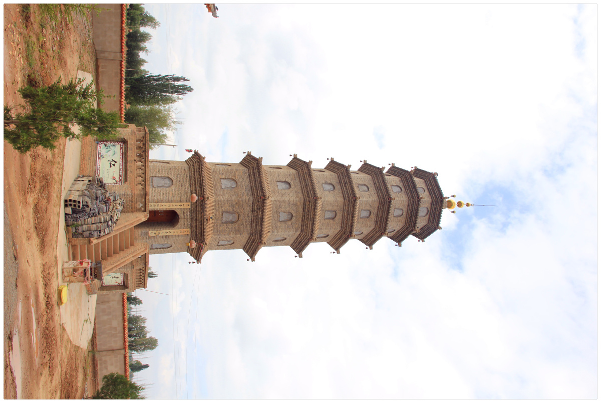 古浪土门镇的宝塔寺历史悠久