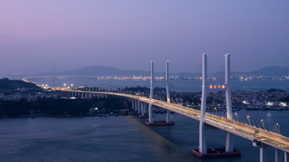 厦漳大桥夜景