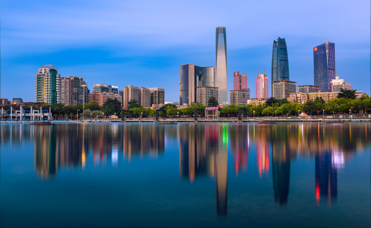 东莞国贸繁华的都市