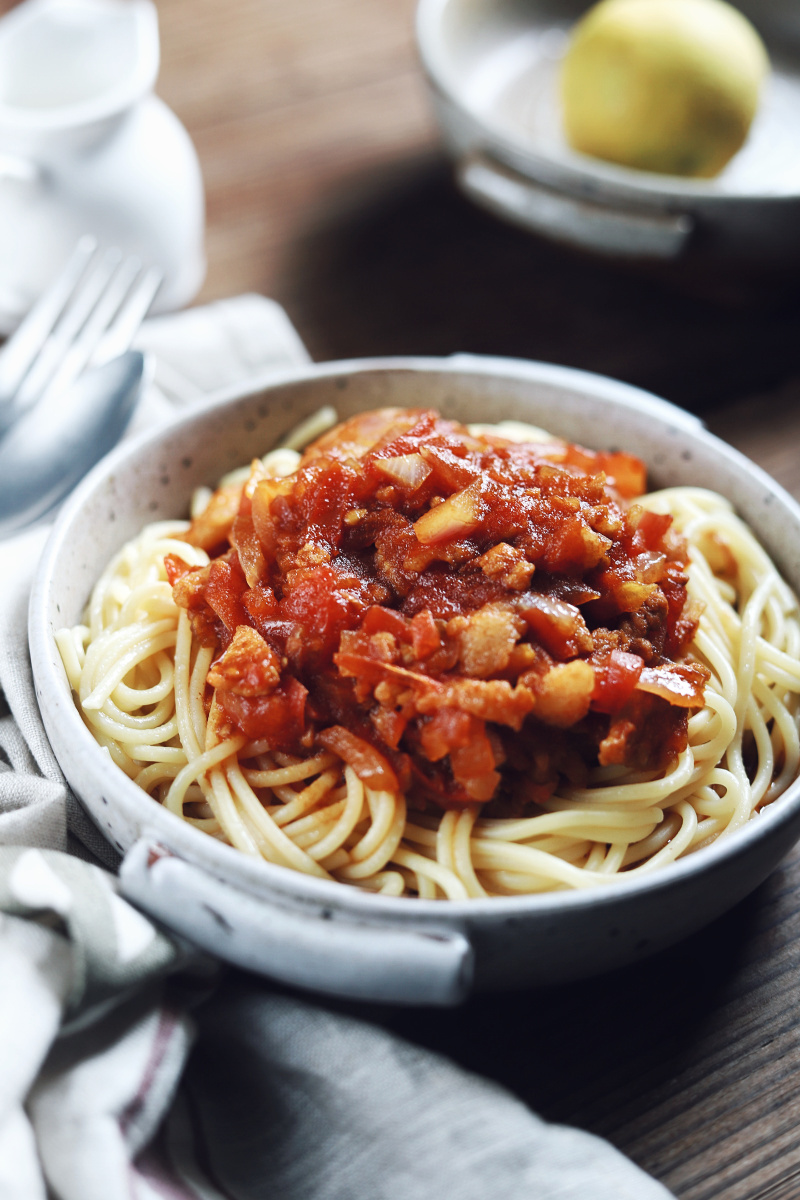 番茄肉酱意粉 - 请叫我大渔