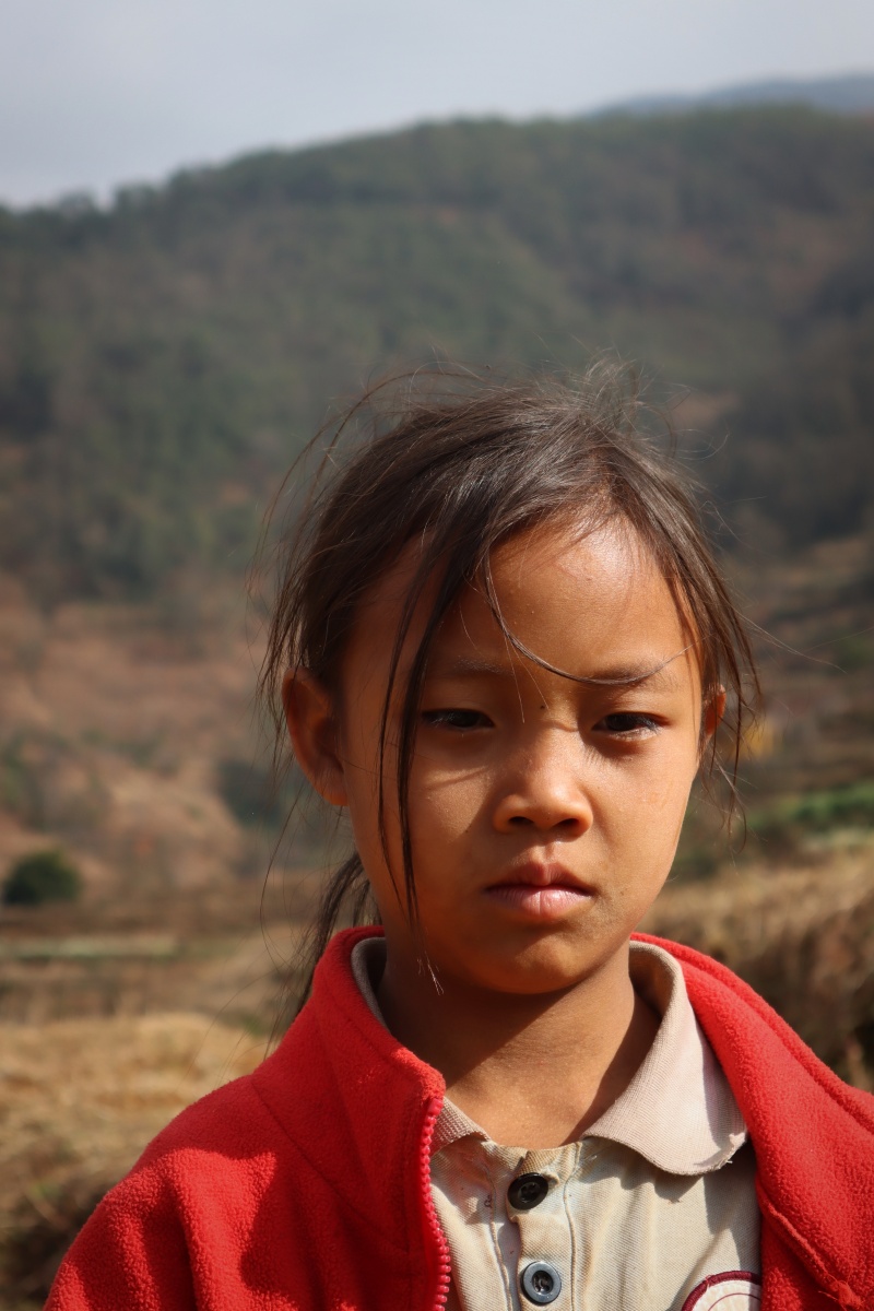 大山的女儿夏如春摄于攀枝花米易新山乡