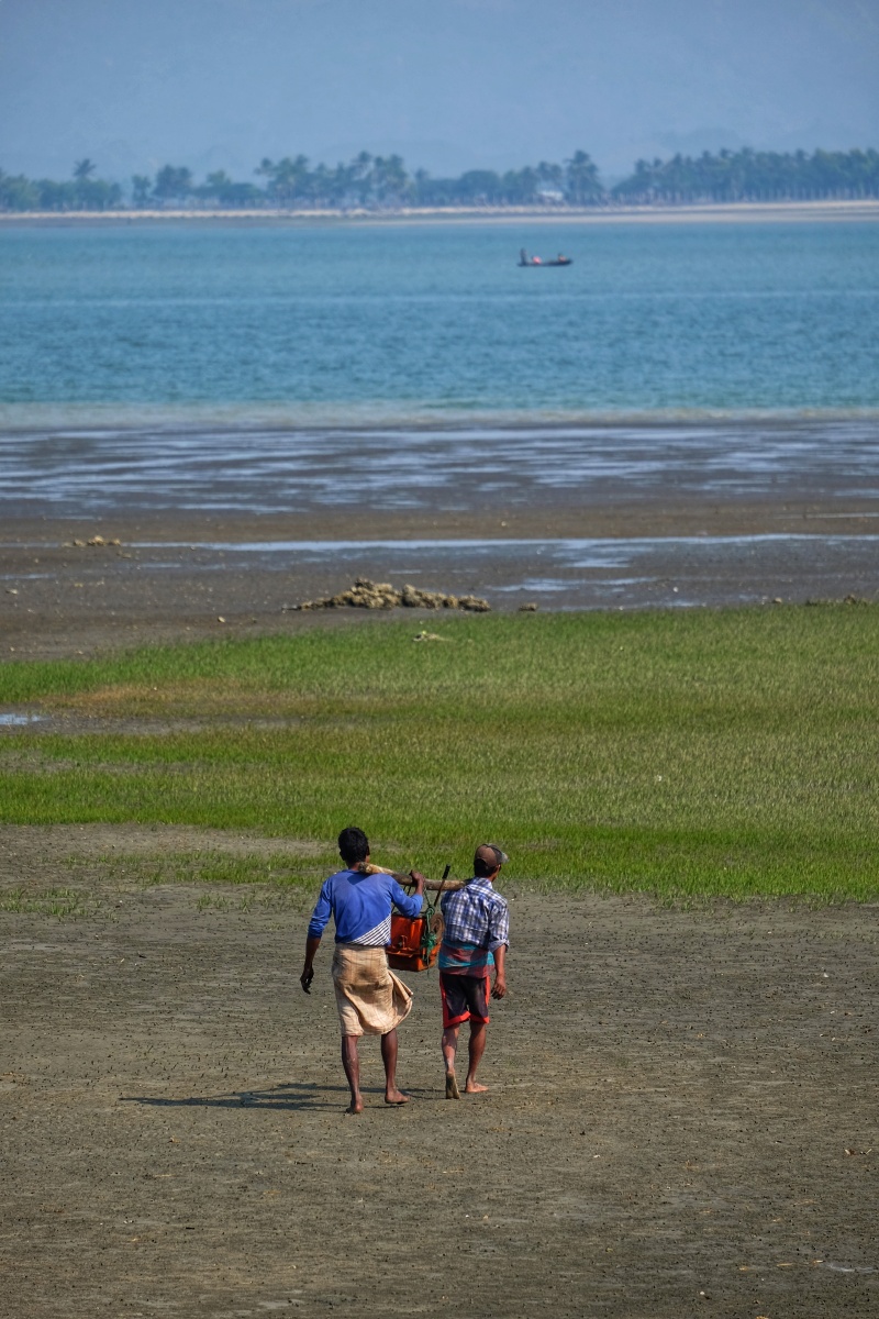 孟加拉圣马丁岛的海滩