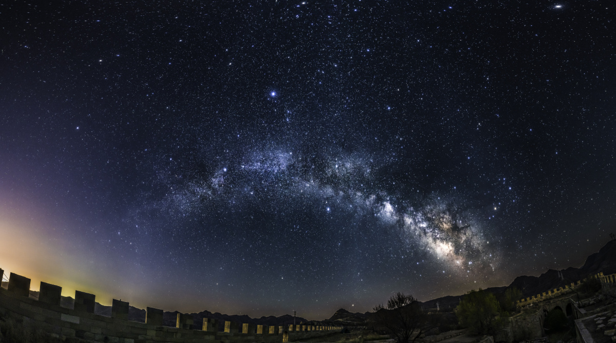 夜巡青龙寨极昼星辰