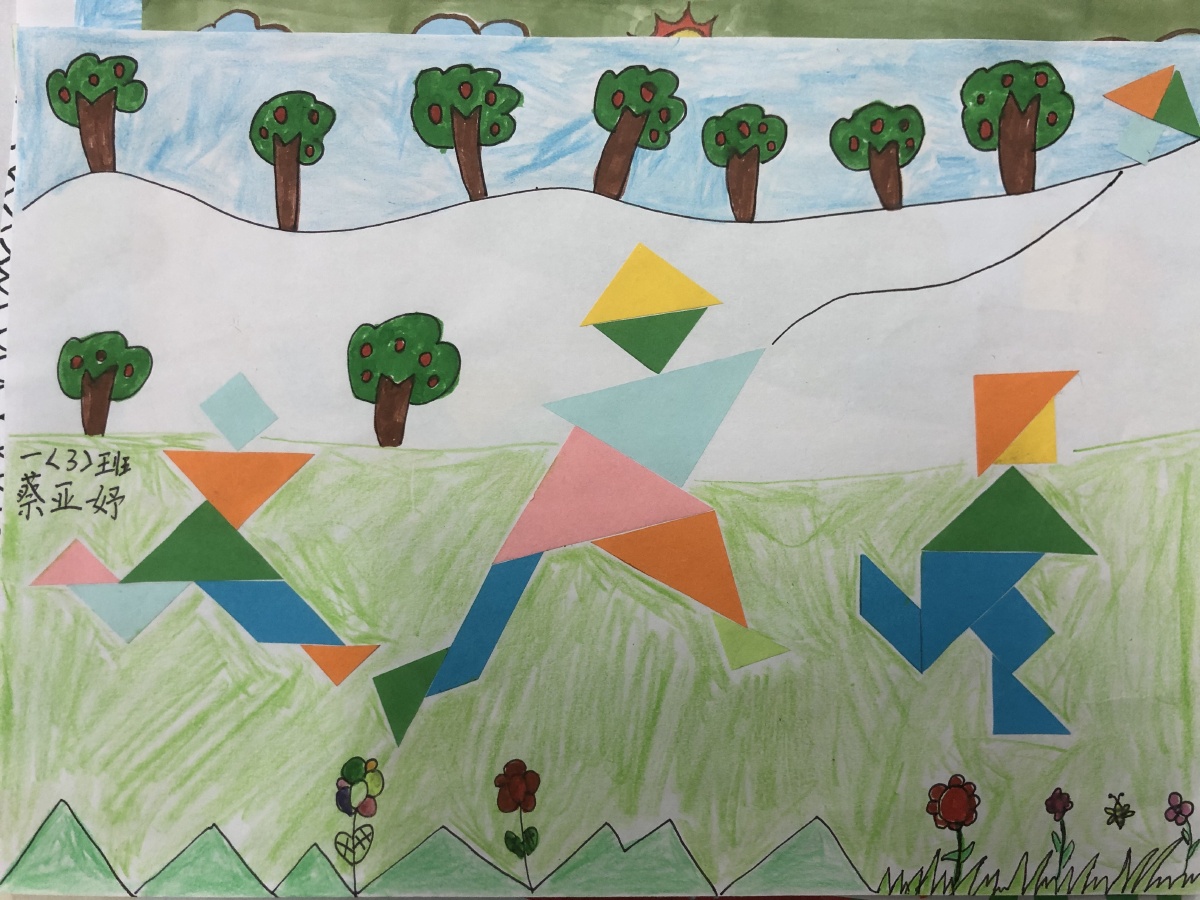 七巧板绘画可以这么玩一个个故事跃然纸上