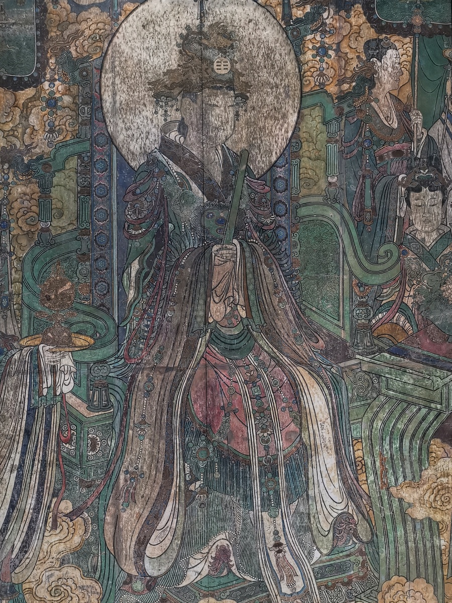 瑰宝云冈石窟壁画风