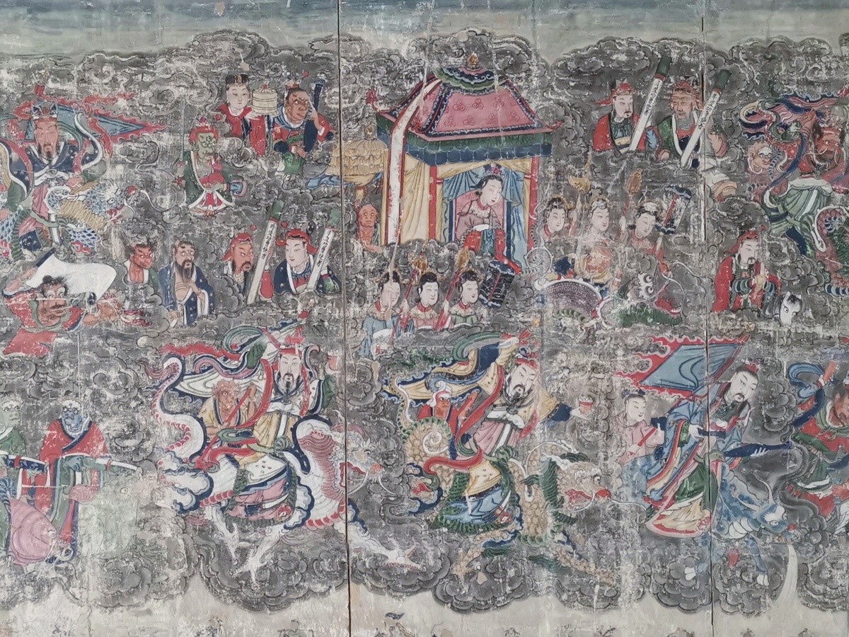 瑰宝云冈石窟壁画风