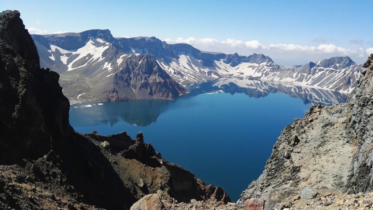 中国东北长白山天池