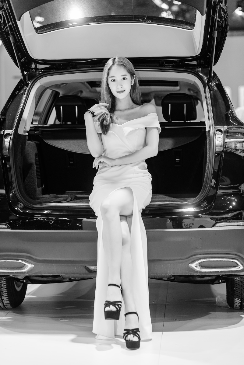 车展美女模特安安