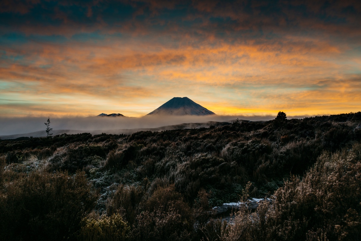 mount ngauruhoe at dawn. - h_photo - 图虫