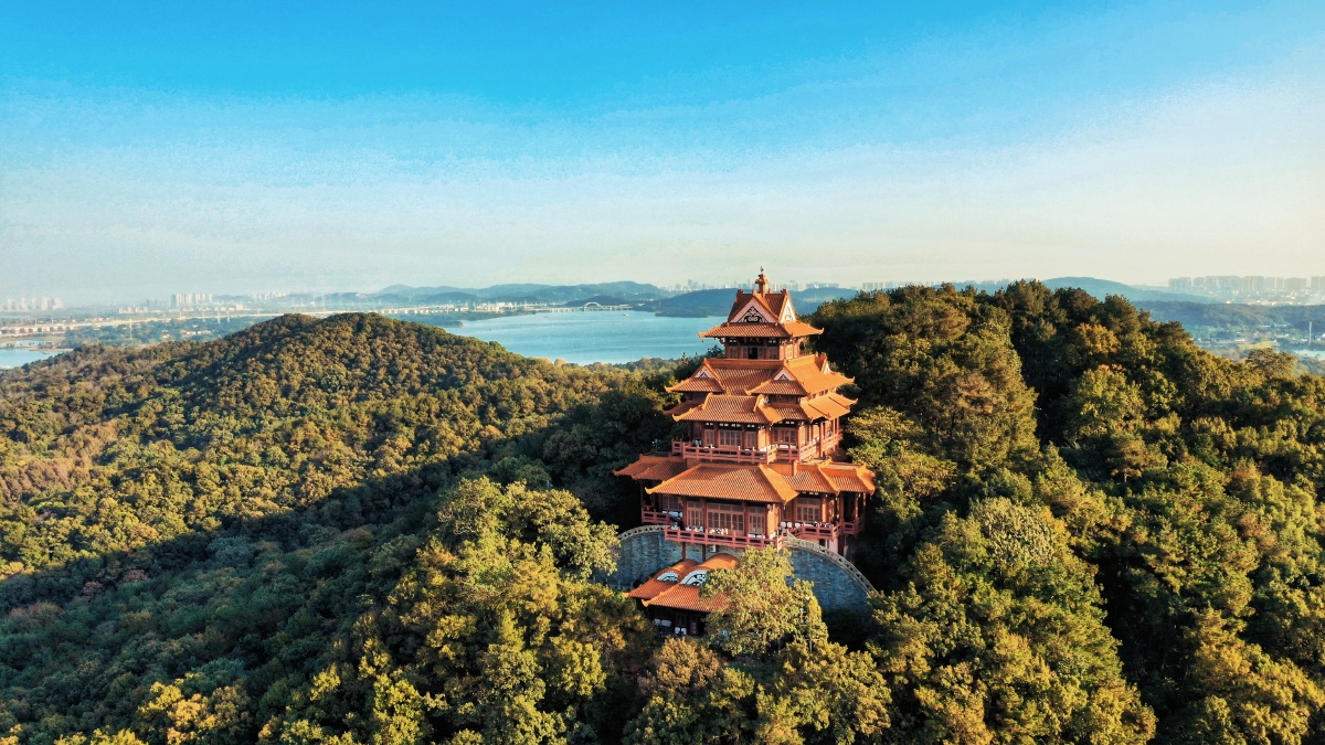 天下第一台武汉磨山楚天台东湖磨山
