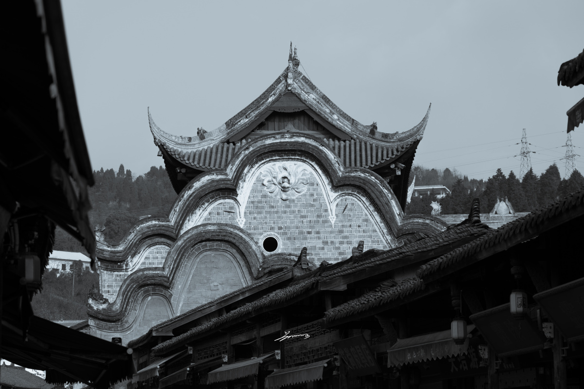 成都网红打卡点洛带古镇千年古镇中国千年古建筑