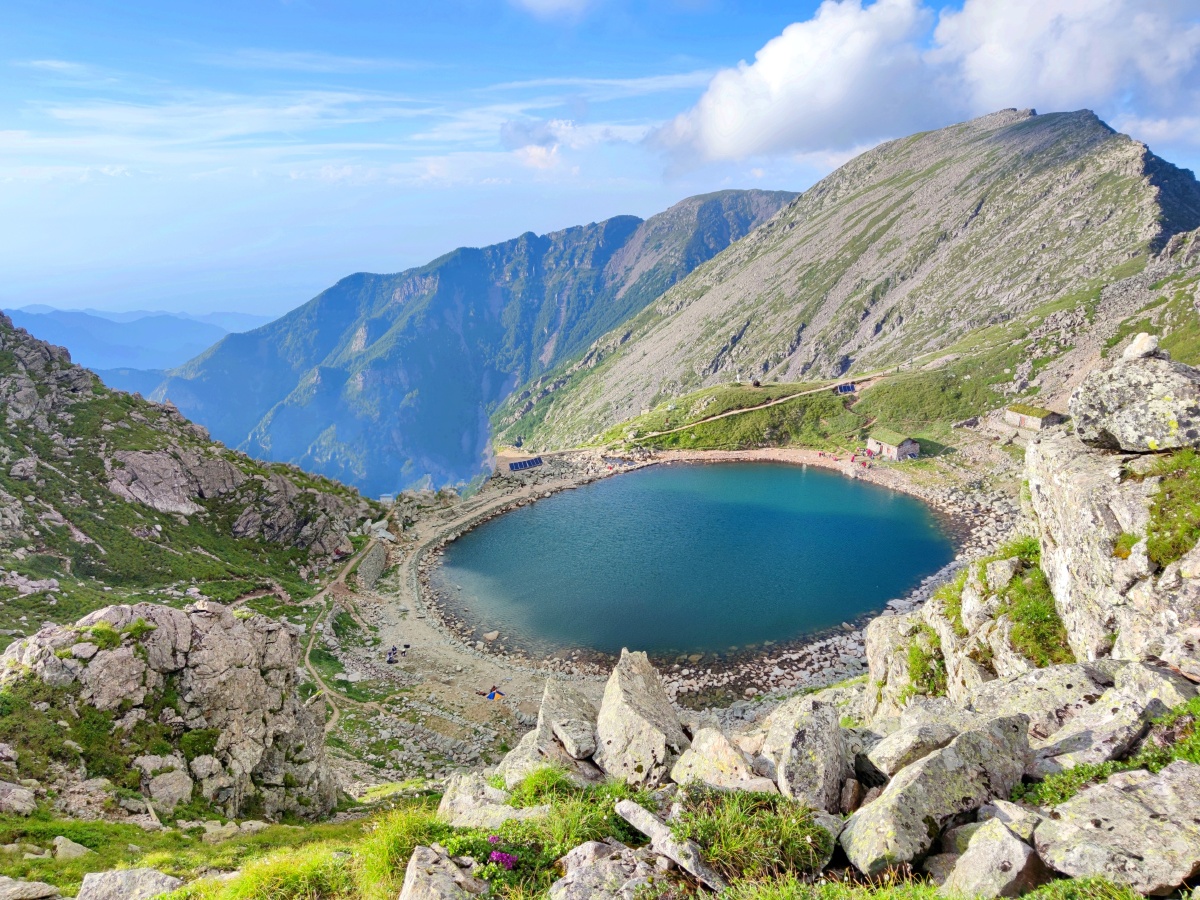 高山湖泊之太白山大爷海