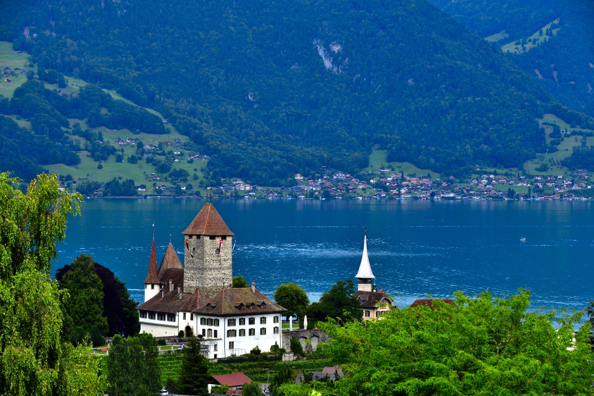瑞士卢塞恩琉森湖畔风光 - 岳牧 - 图虫