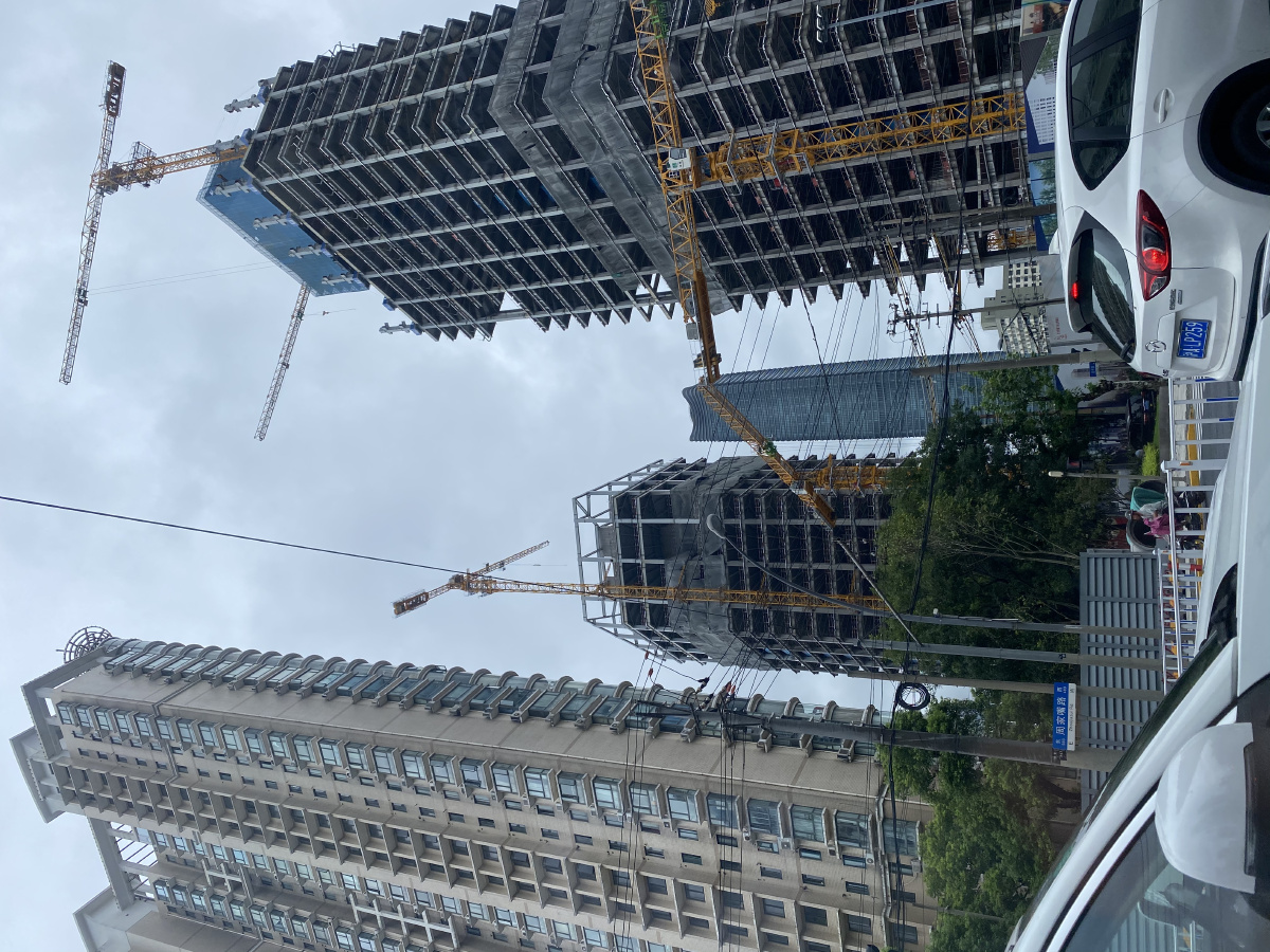 虹口北外滩正在建造的高楼