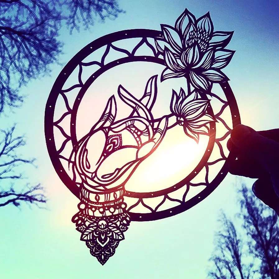 美妙的剪纸艺术