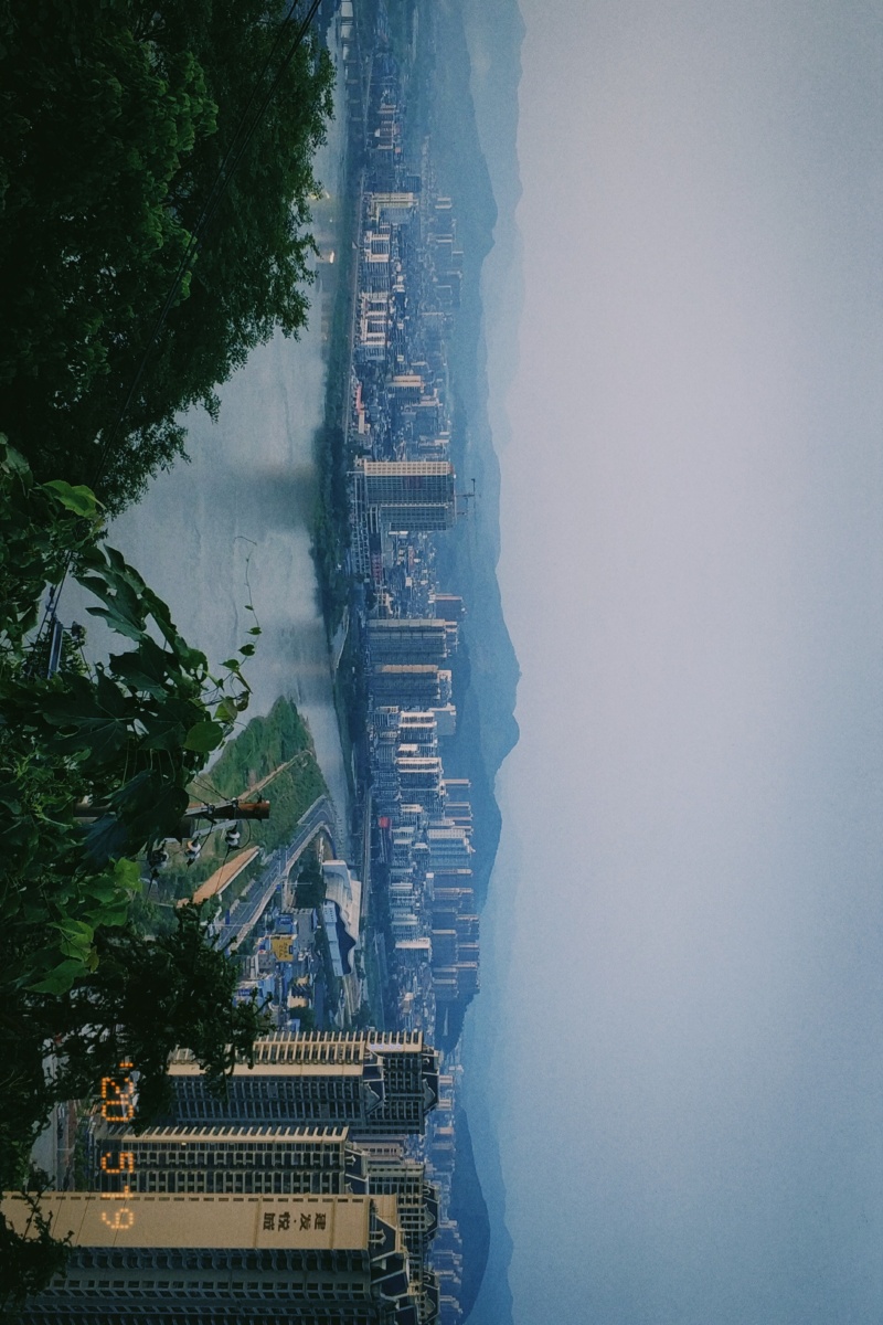 福建建瓯水南远眺2020