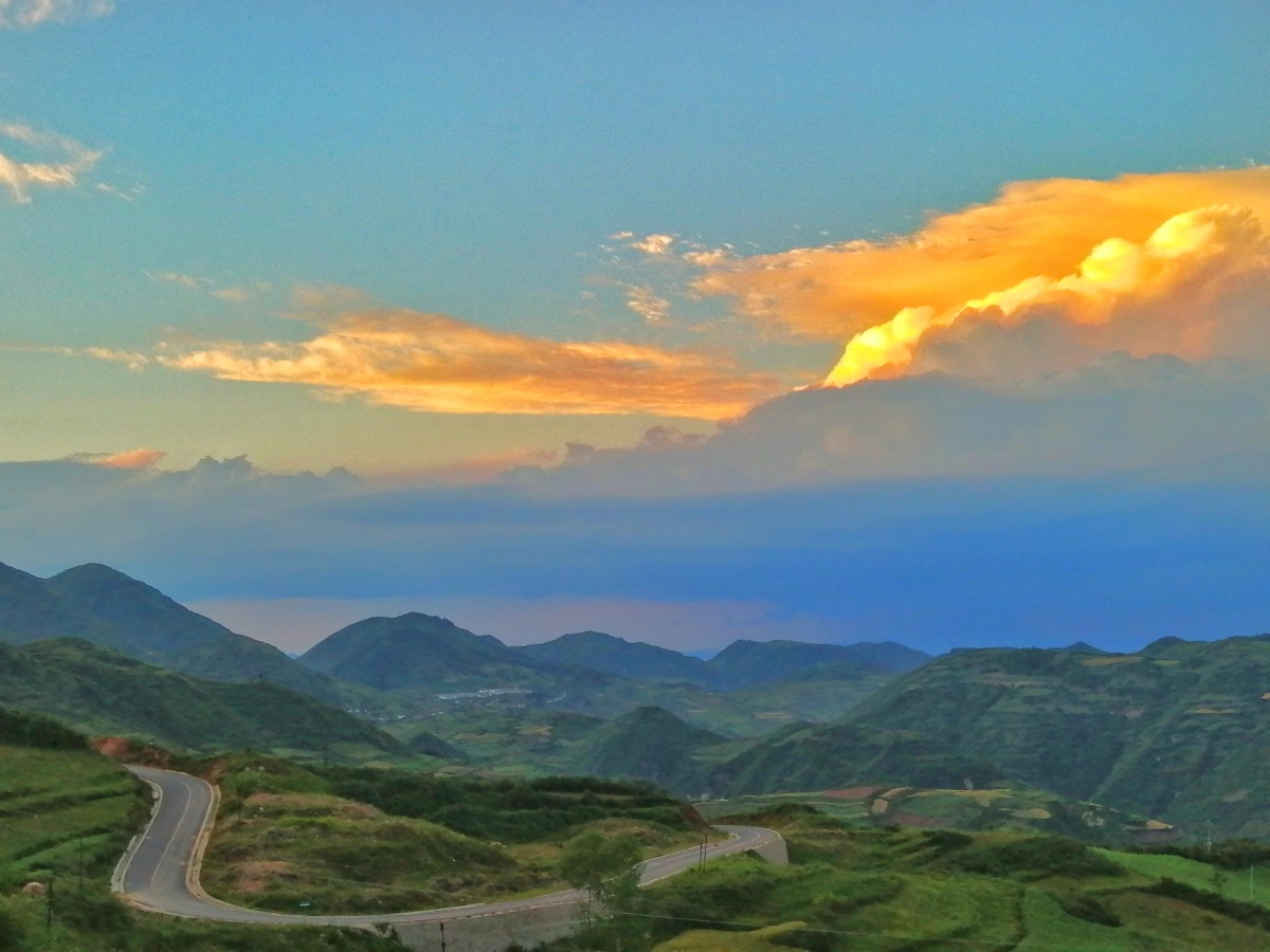 陇南市武都区马营镇的风景