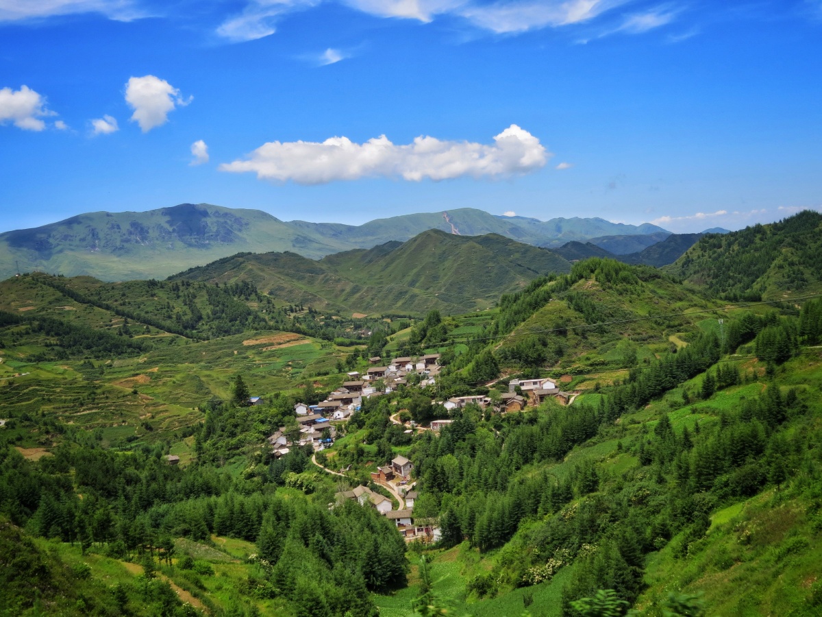 陇南市武都区马营镇的风景