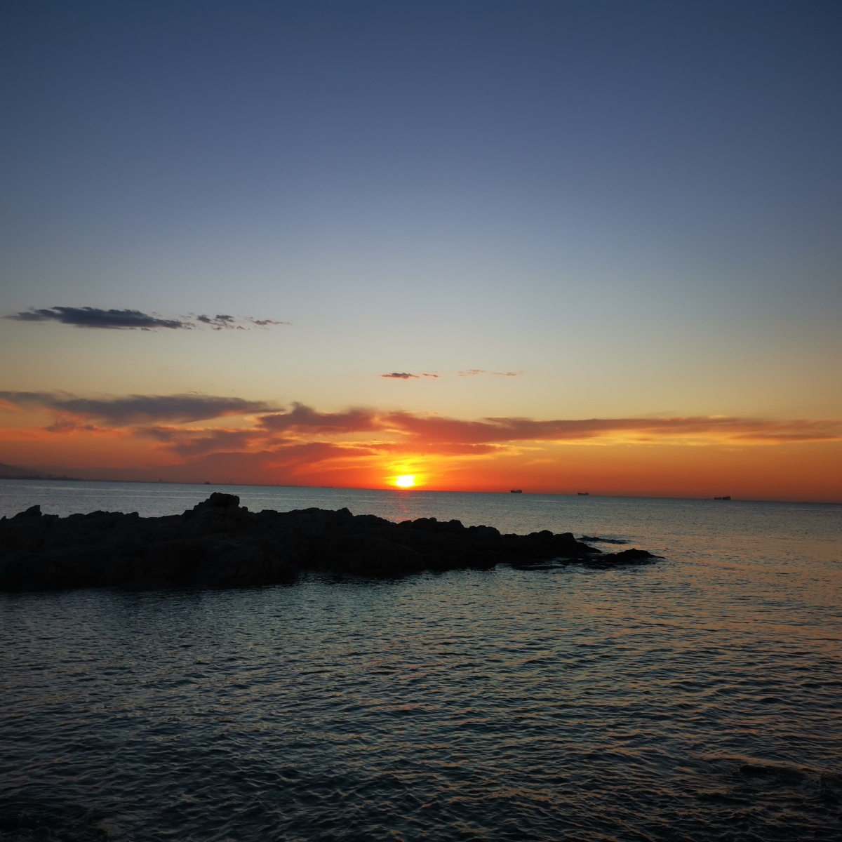 海光一色北戴河日出