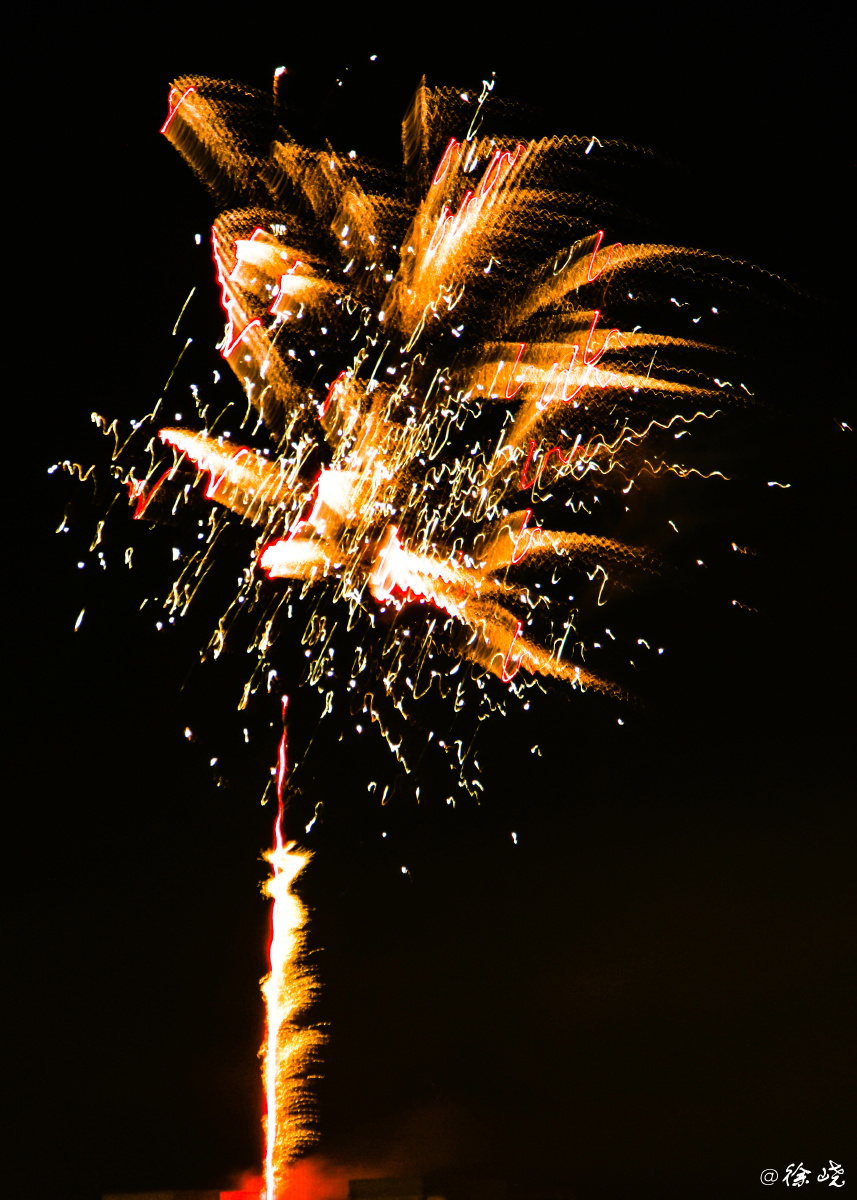 过年好2020跨年烟花祝大家新的一年平安健康万事如意