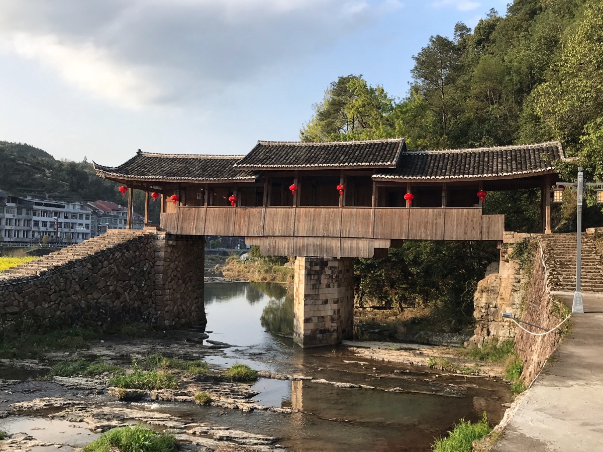 泰顺古廊桥文重桥