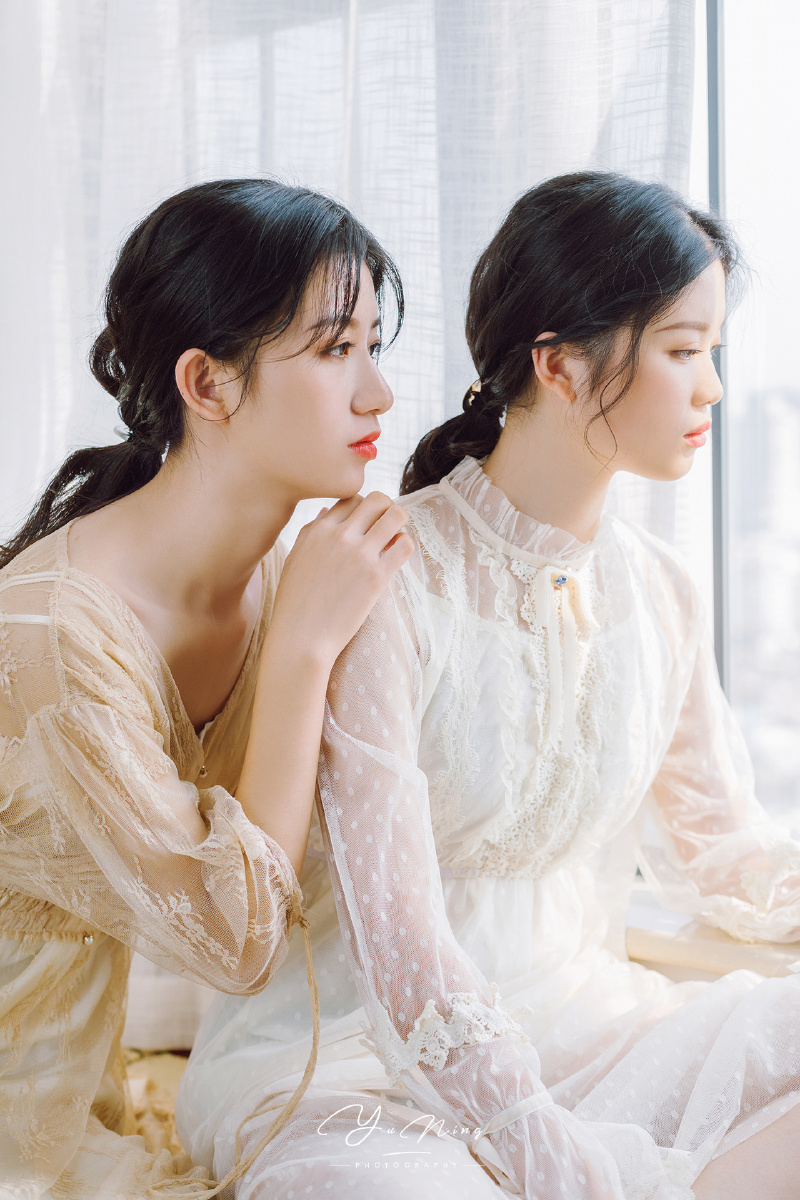 青春有你闺蜜人像摄影写真