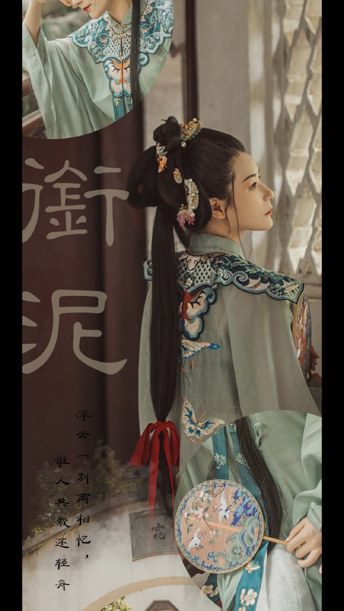 客美人画卷残留一丝青丝叹余美妆造摄影后期原po出镜客妹是温婉端庄