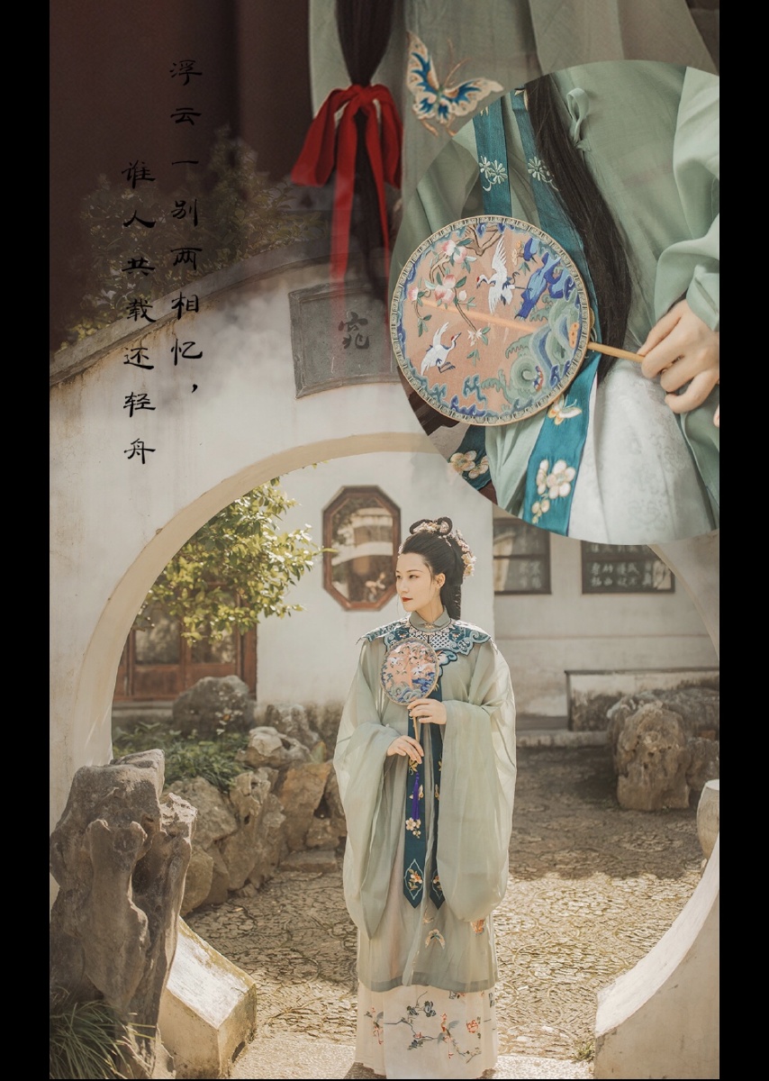 客美人画卷残留一丝青丝叹余美妆造摄影后期原po出镜客妹是温婉端庄