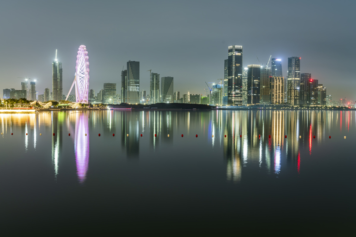 深圳前海欢乐港湾夜景