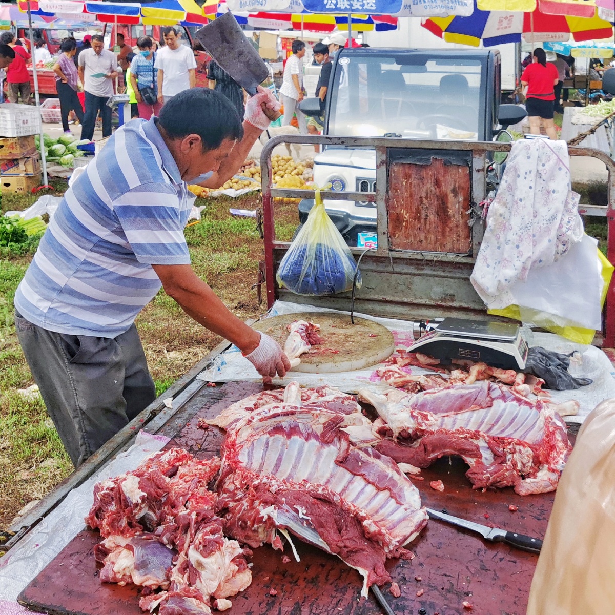 靠山集平谷的百年老集规模大摊位多逛了一上午满载而归