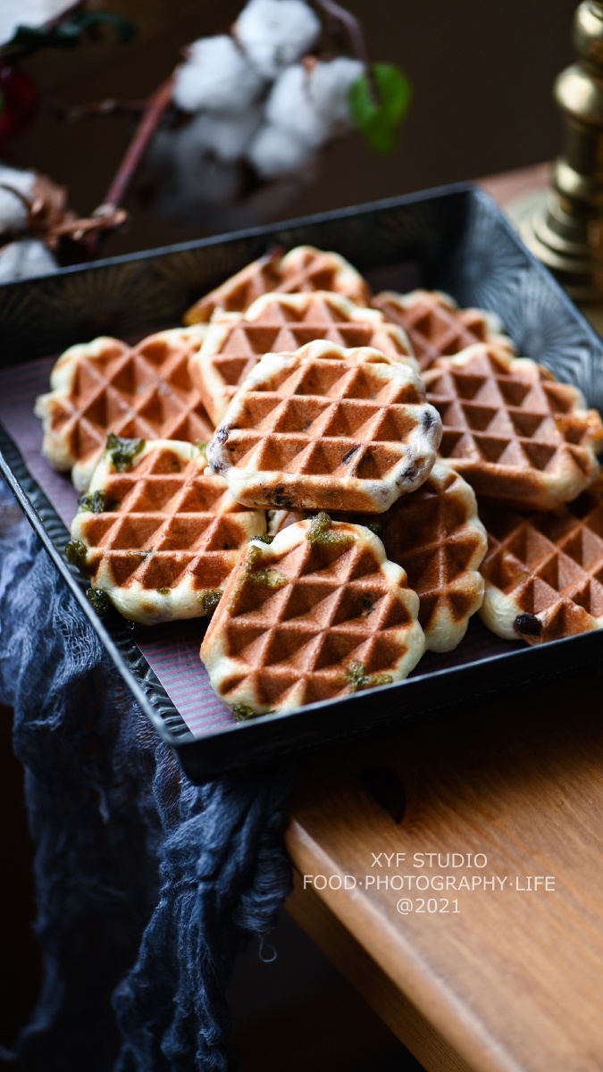 秋日点心比利时华夫饼
