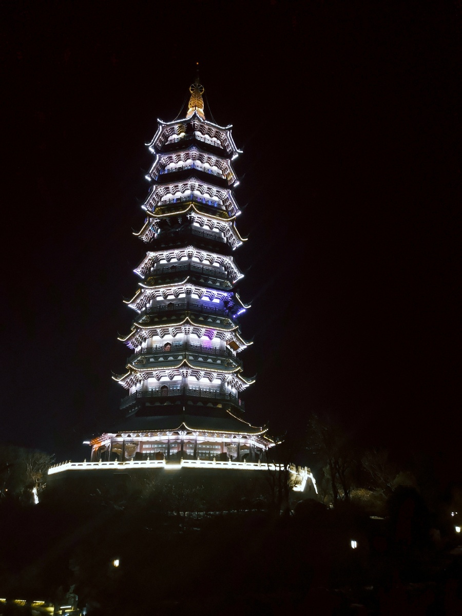 美丽的江苏宿迁双塔