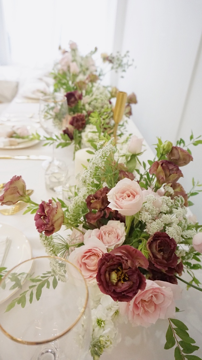 tangballoonist宴会花艺沙龙地点重庆亚太商谷主题美式自然桌设陈列