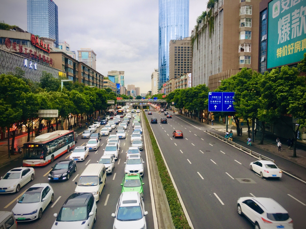 成都市一环路街拍