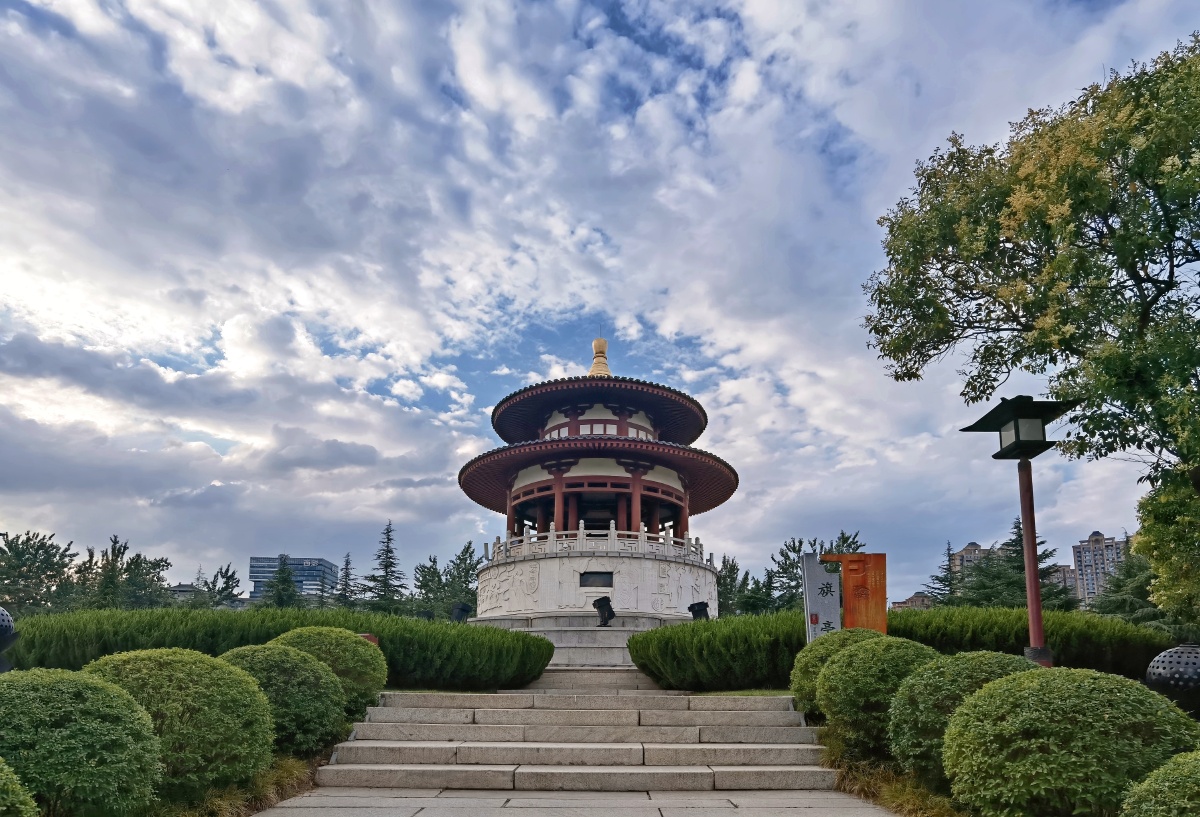 云中旗亭摄于西安大唐芙蓉园