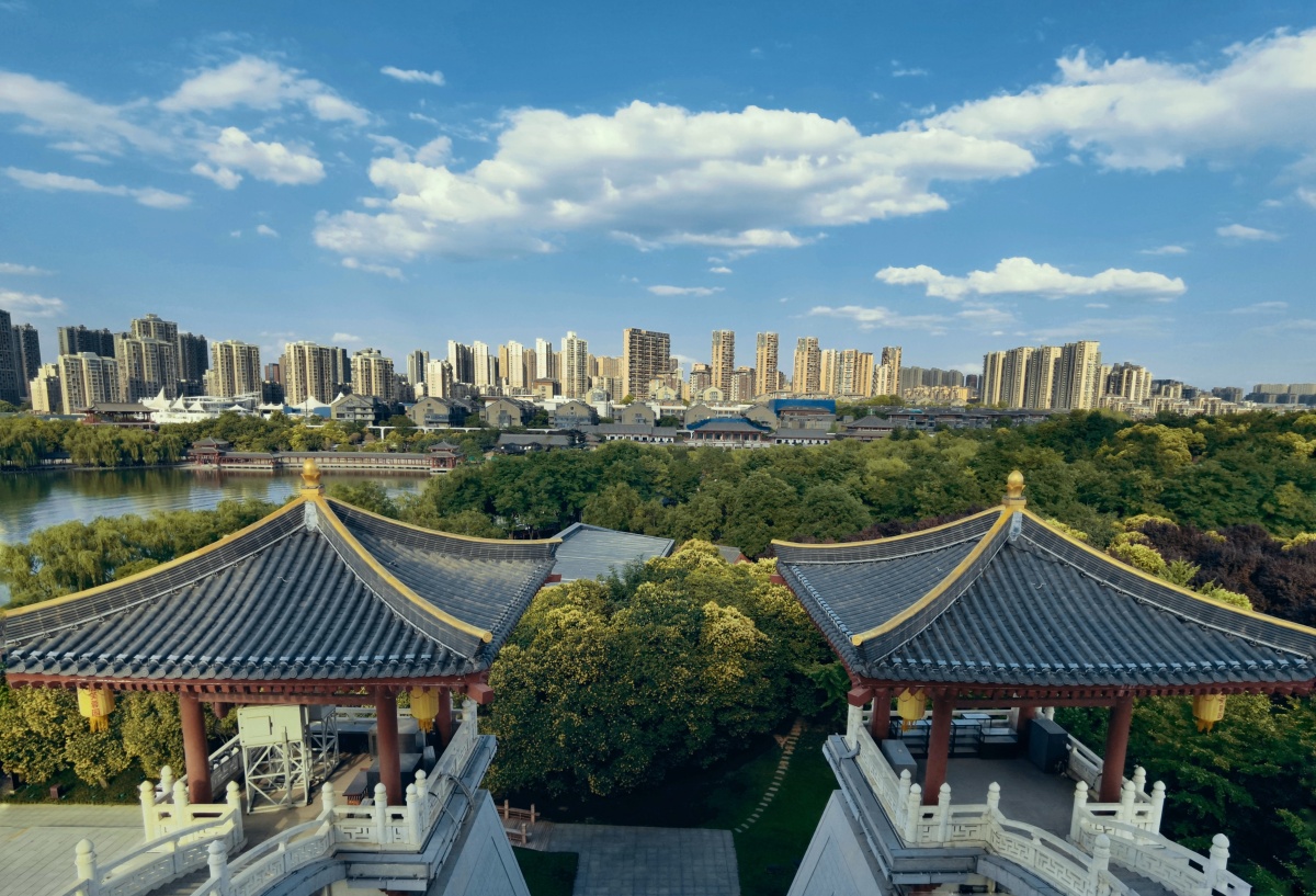 城市风光西安大唐芙蓉园