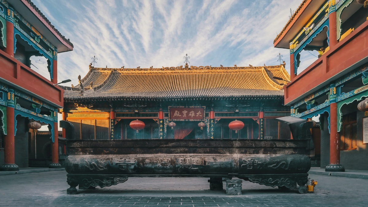 千年古刹灵山净慧寺