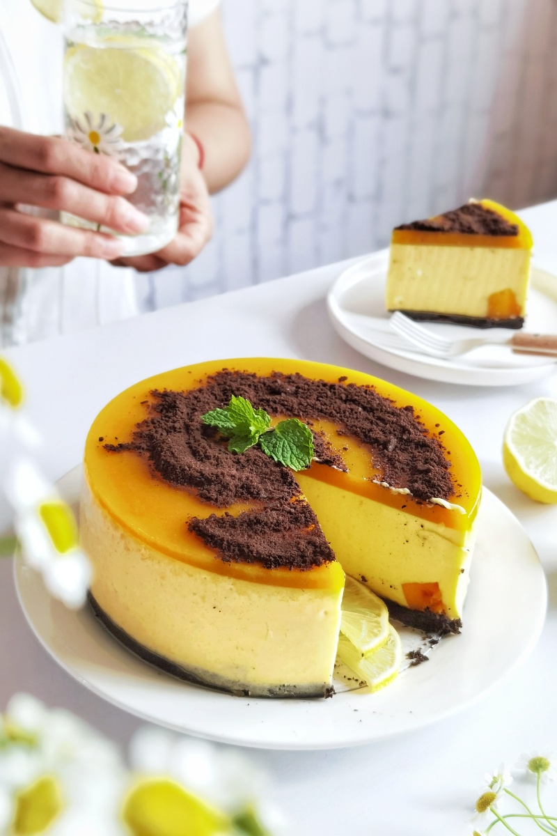 奥利奥芒果慕司蛋糕