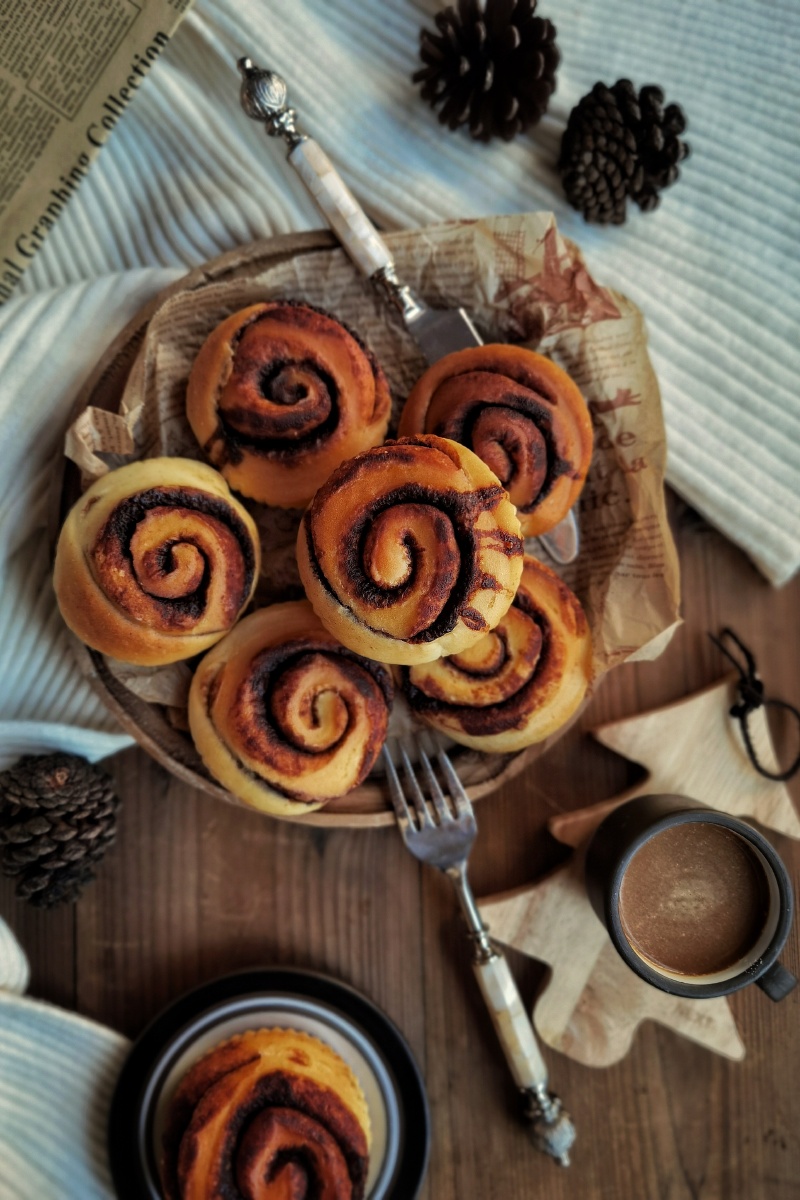 肉桂花卷