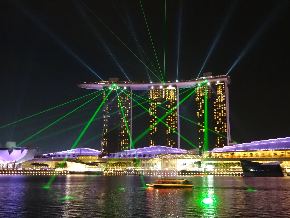 新加坡金沙酒店灯光秀