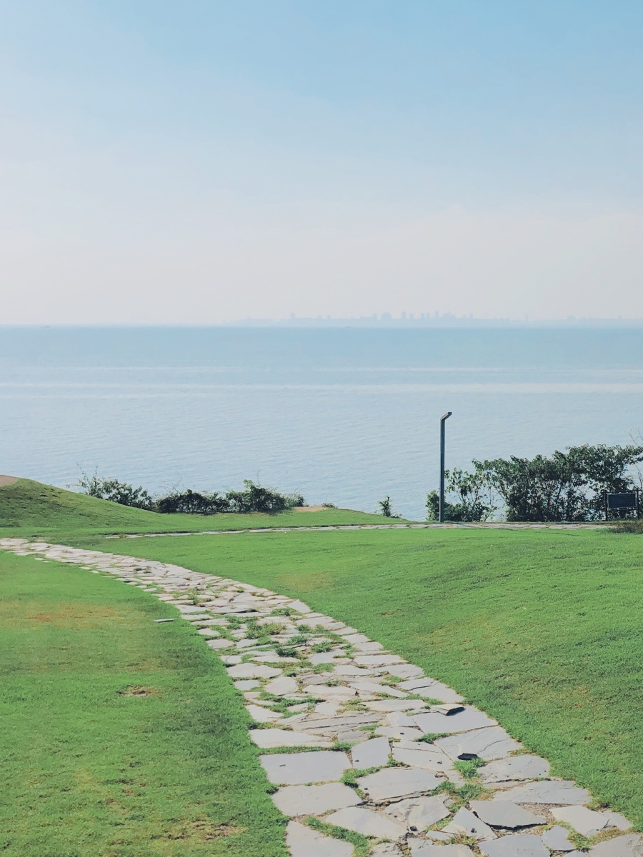 合肥巢湖峔山岛中庙渡江战役纪念馆红石咀公园