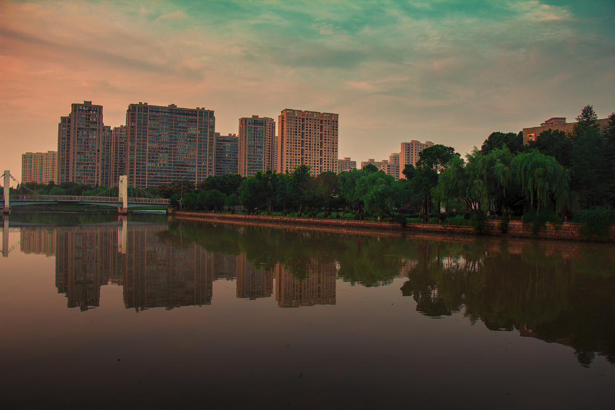 街拍乐清中心公园