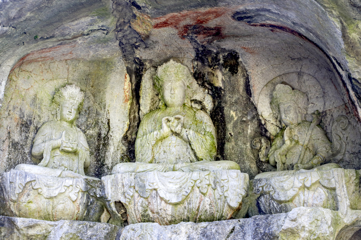 杭州灵隐寺飞来峰造像