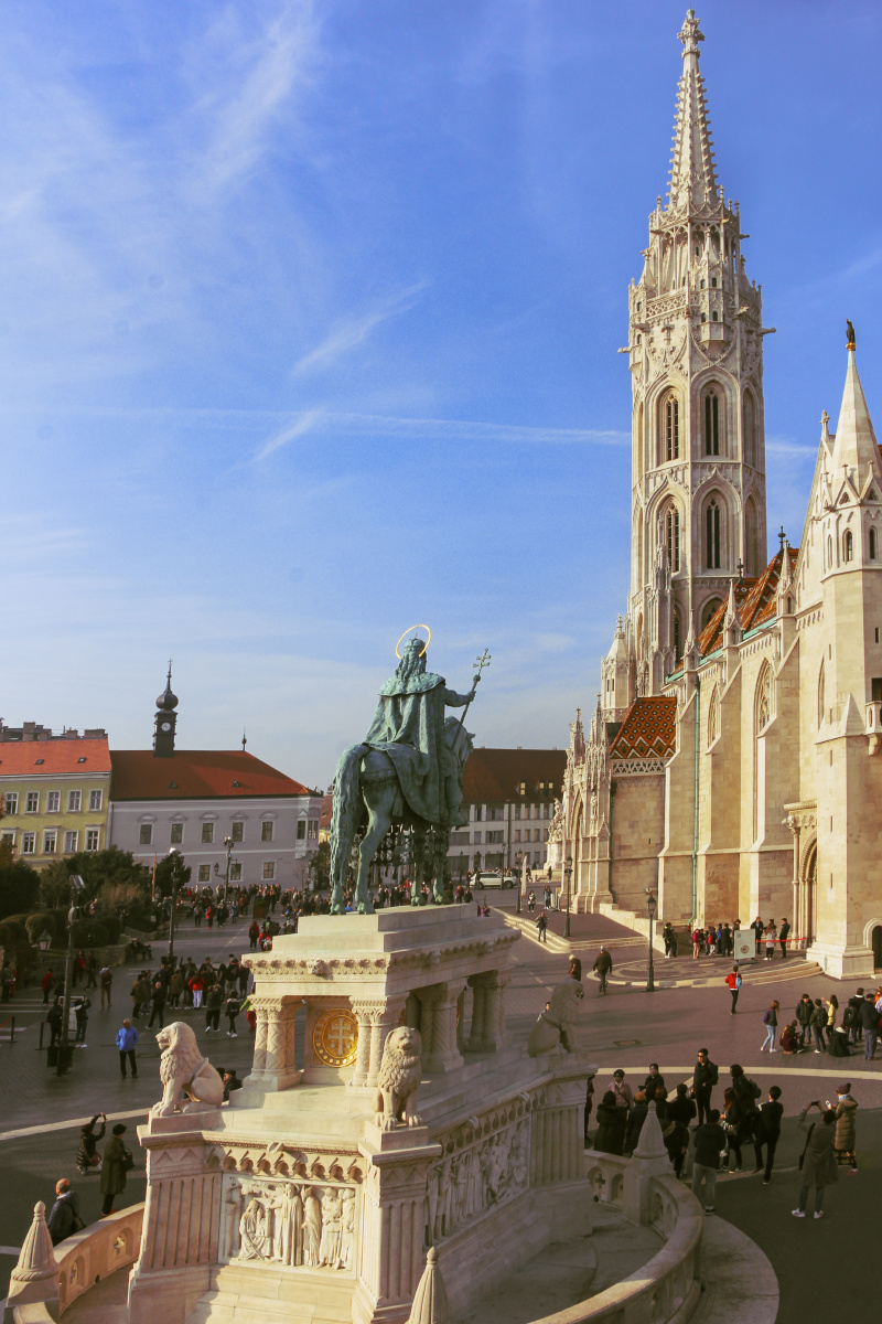 匈牙利布达佩斯渔人堡风光