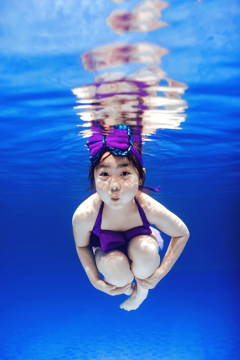 儿童水下摄影不一样的童年回忆